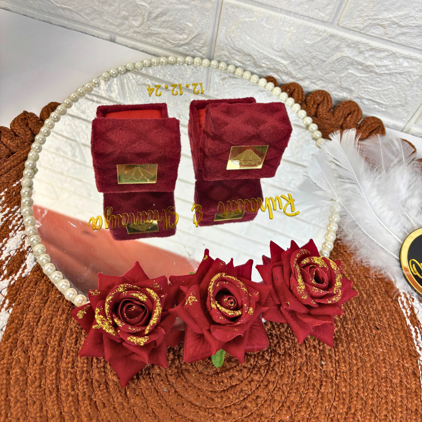 Customized Engagement Ring Platter