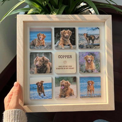 Personalized Pet Memorial  Wooden Frame