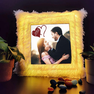 LED Pillow with Personalized Photo